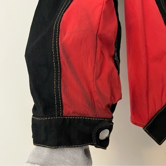 Koché Black Oversized Denim Jacket - Picture 10 of 14